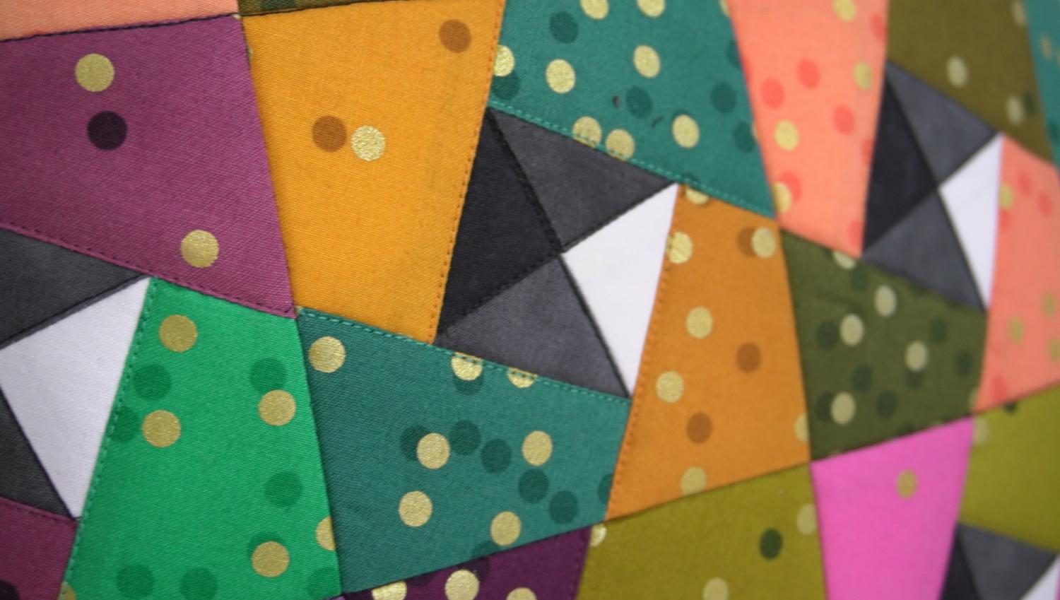 Patchwork Schablone X Block Small Gold