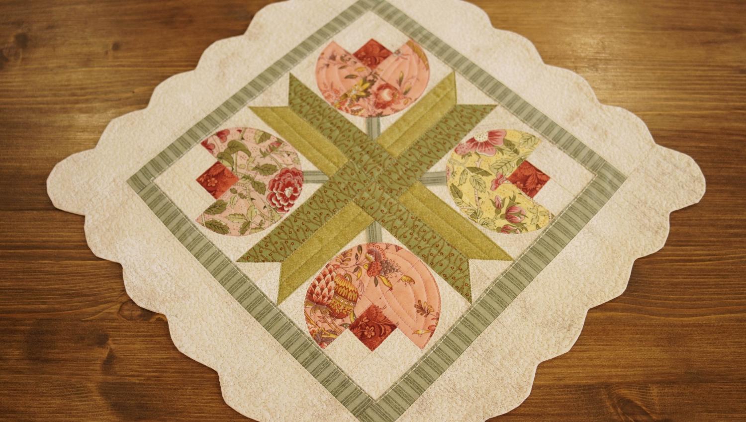 Butterfly set of patchwork templates