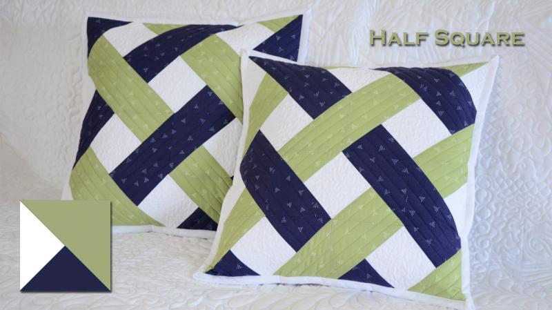 Patchwork Lineal Half Square (Dividieren Quadrate) - Neon