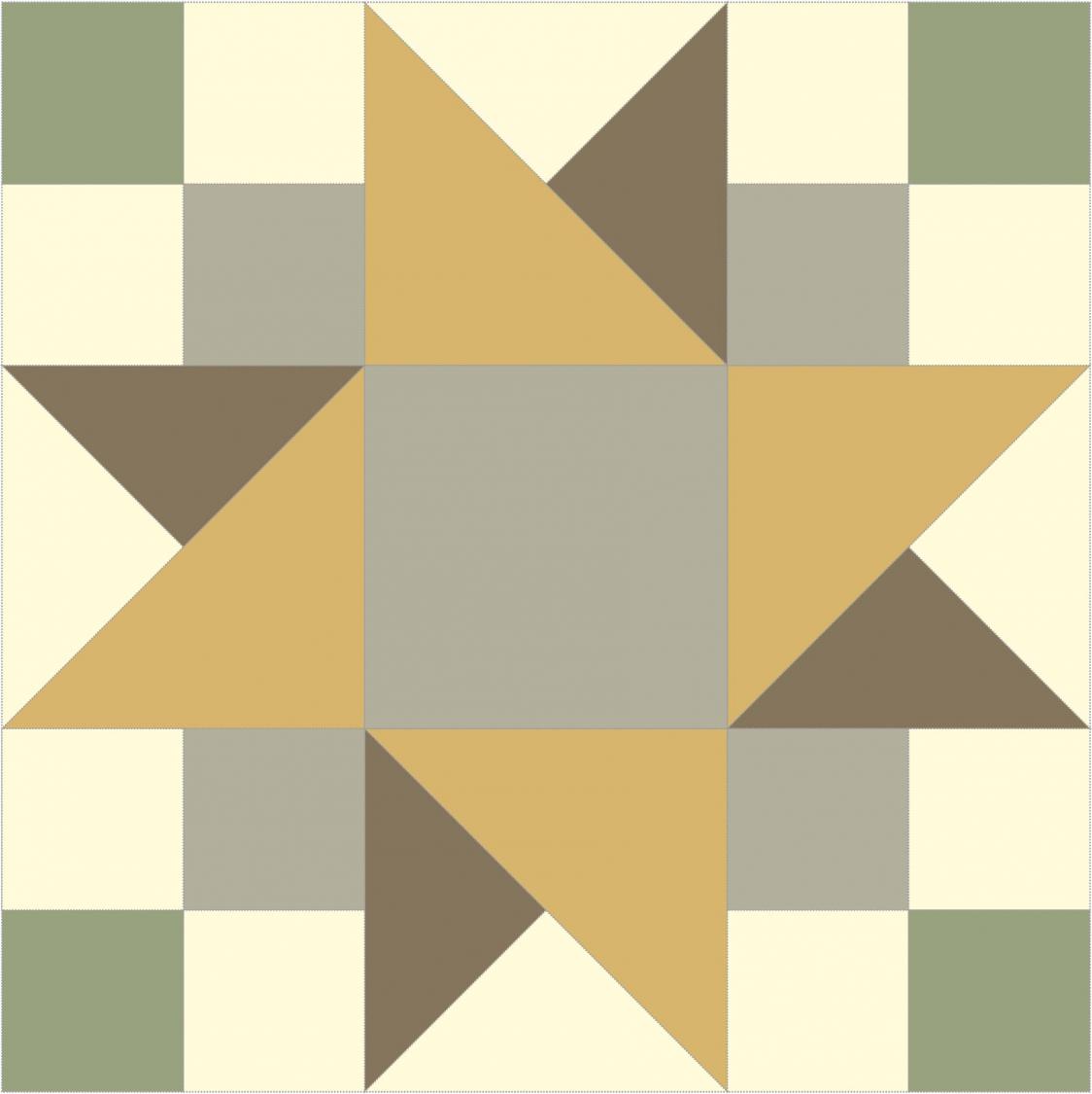 Half Square 3 Paper Patchwork
