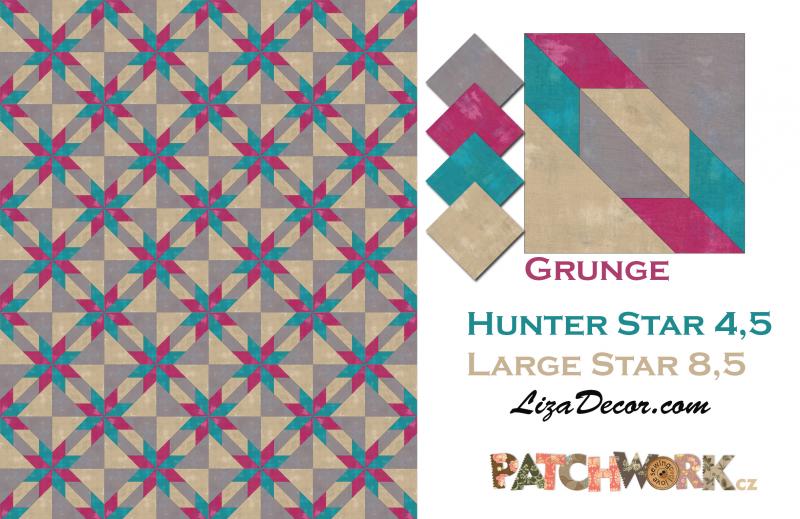 Patchworkové pravítko  Hunter Star mini 4,5 inch