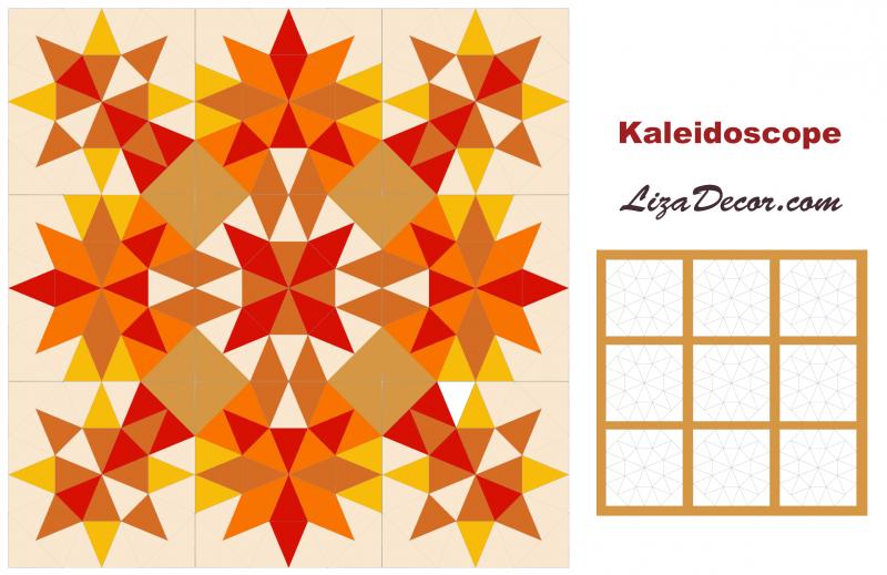 Patchwork Lineal Kaleidoscope
