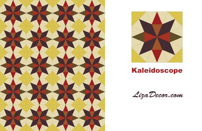 Patchwork Lineal Kaleidoscope