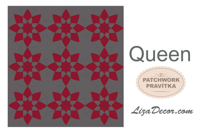 Patchwork schablonen Queen