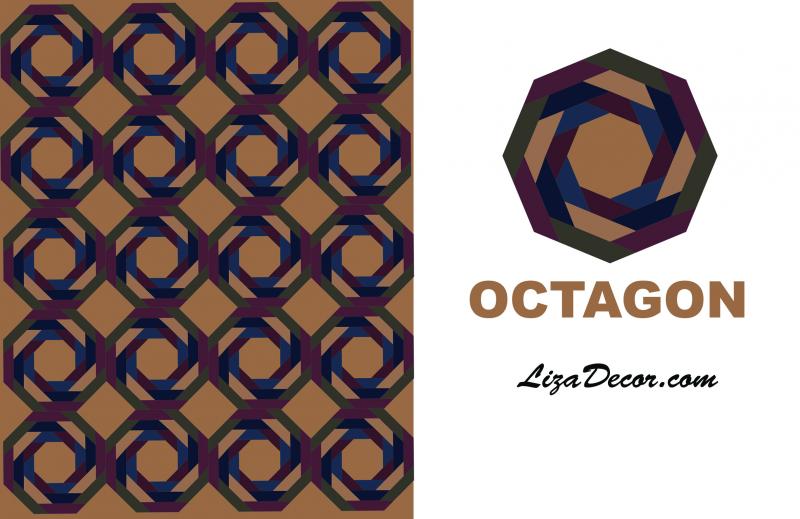 Patchworková šablona Octagon 