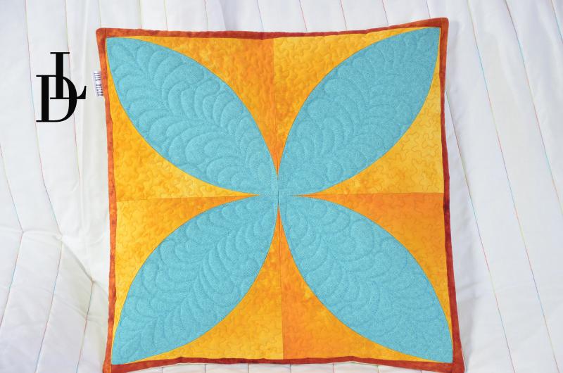 Patchwork templates Orange Peel Quilt Large 