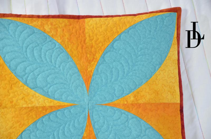 Patchwork templates Orange Peel Quilt Large 