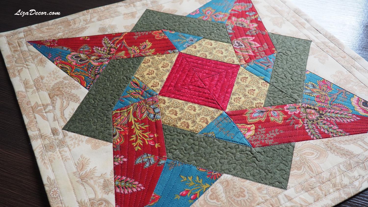 Patchwork Schablonen Squares Star