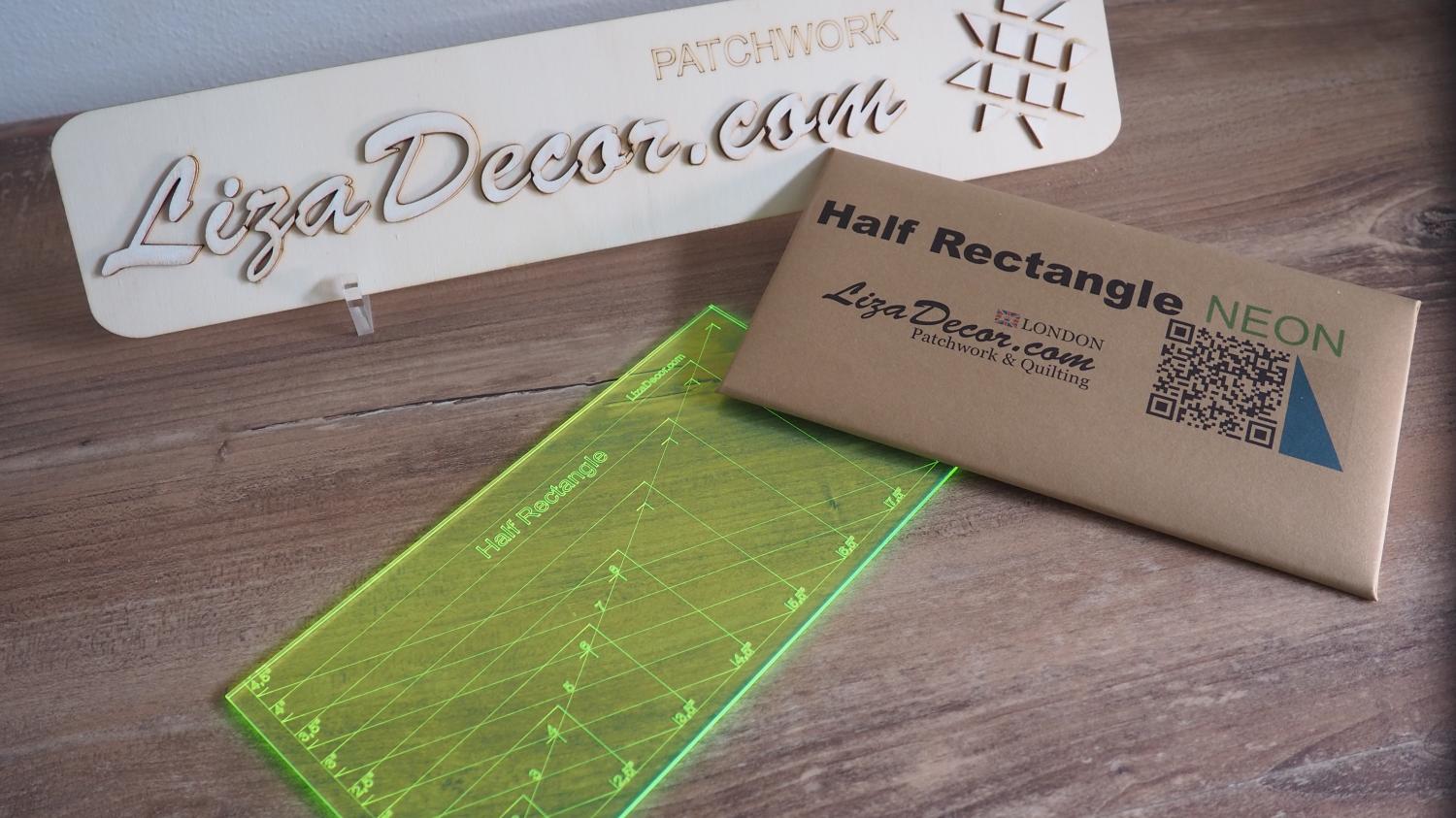 Patchwork Lineal Half Rectangle - Ein halbes Rechteck