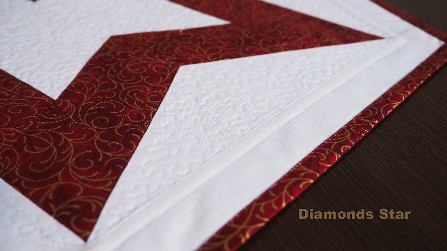 Patchwork Ruler Diamonds 8,5 inch NEON
