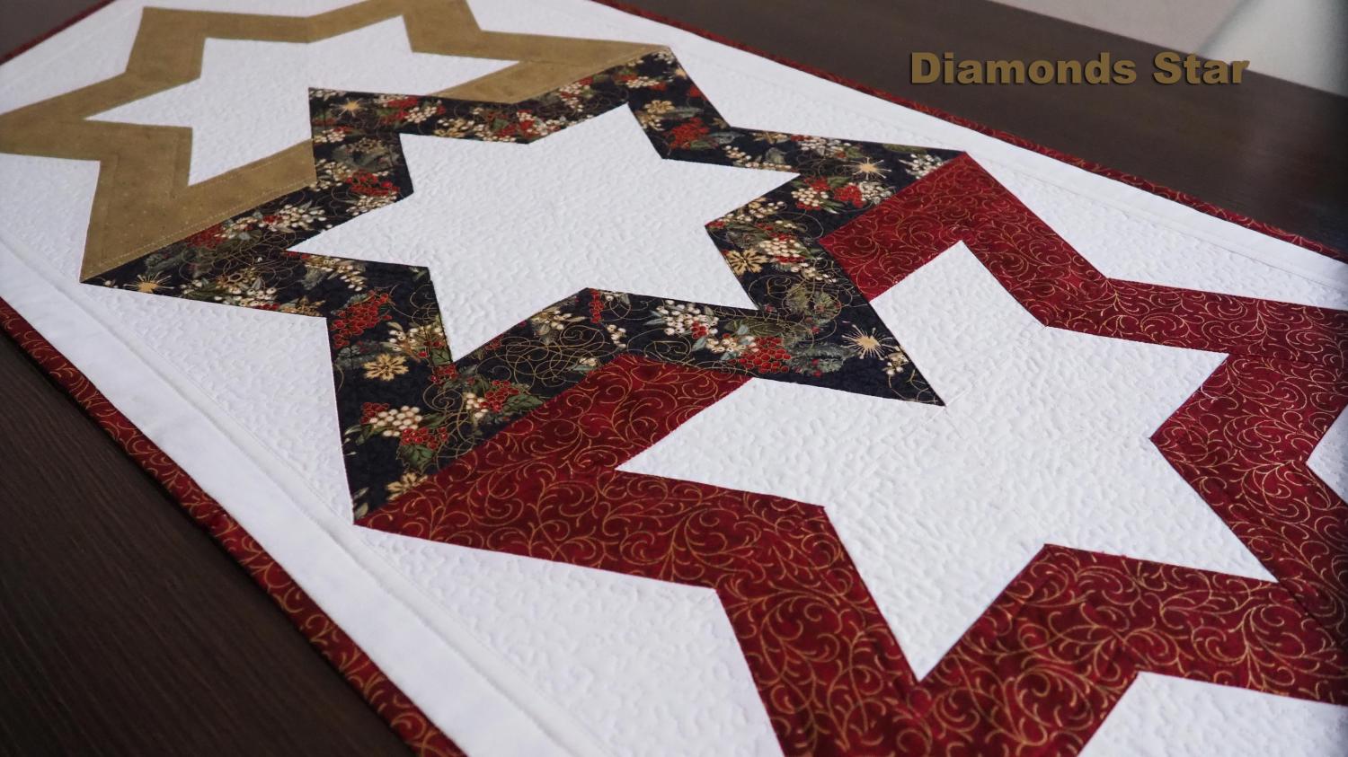 Patchwork Ruler Diamonds 8,5 inch