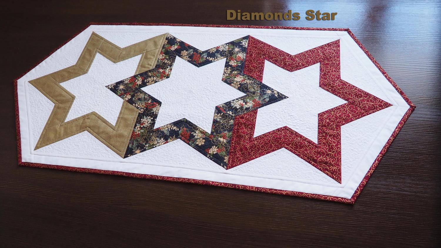 Patchwork Ruler Diamonds 8,5 inch