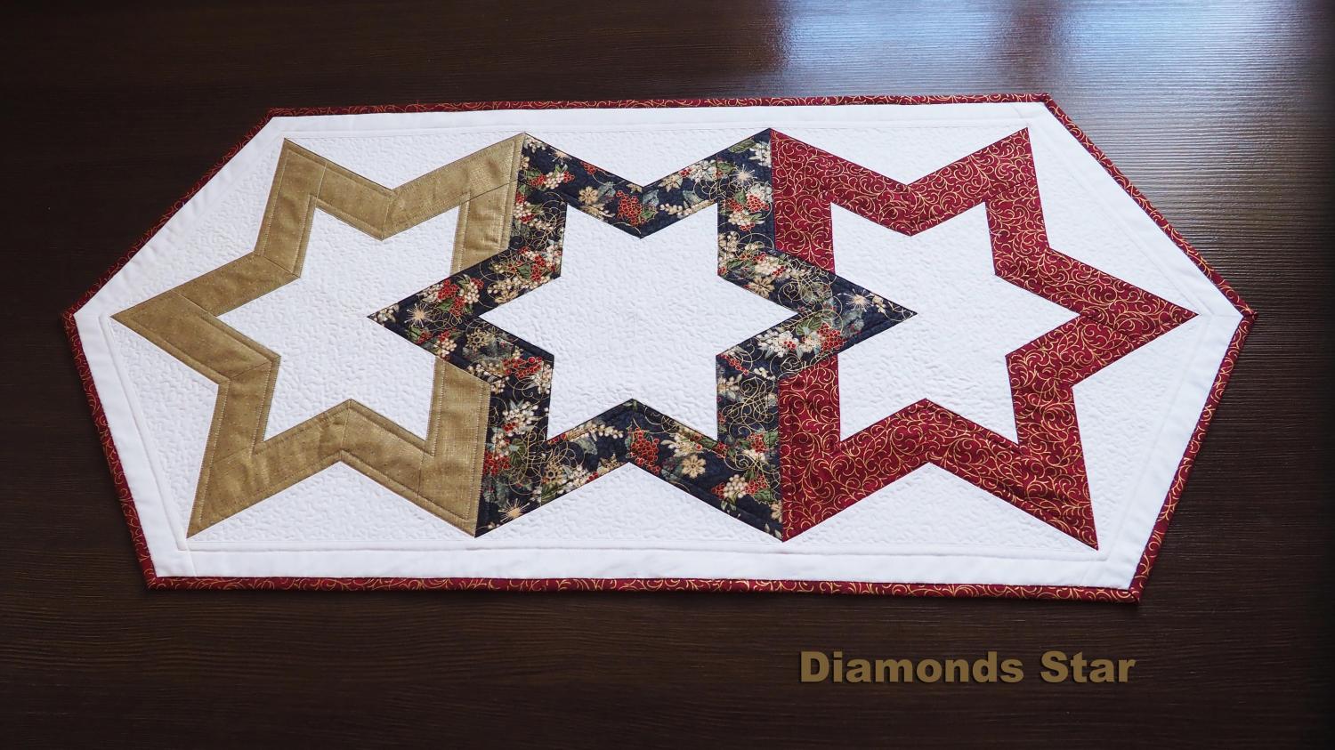 Patchwork Ruler Diamonds 8,5 inch