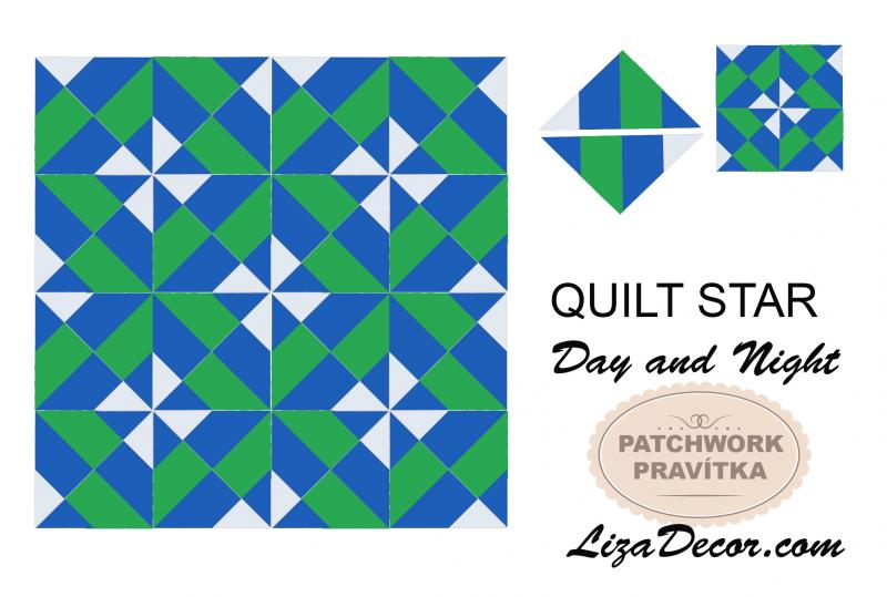 Patchwork templates Day and Night