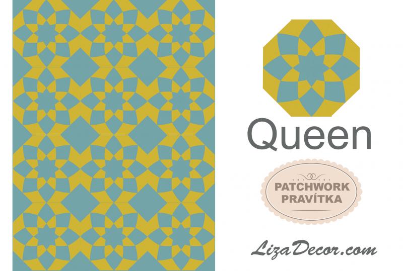 Patchwork schablonen Queen