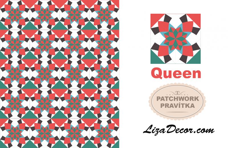 Patchwork schablonen Queen