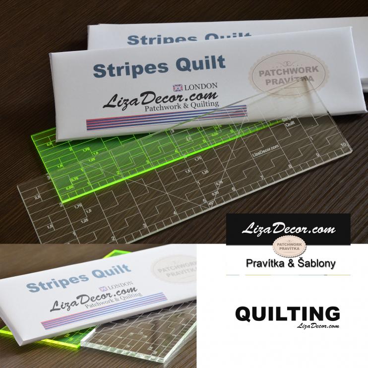 Quiltovací pravítko Stripes Quilt 