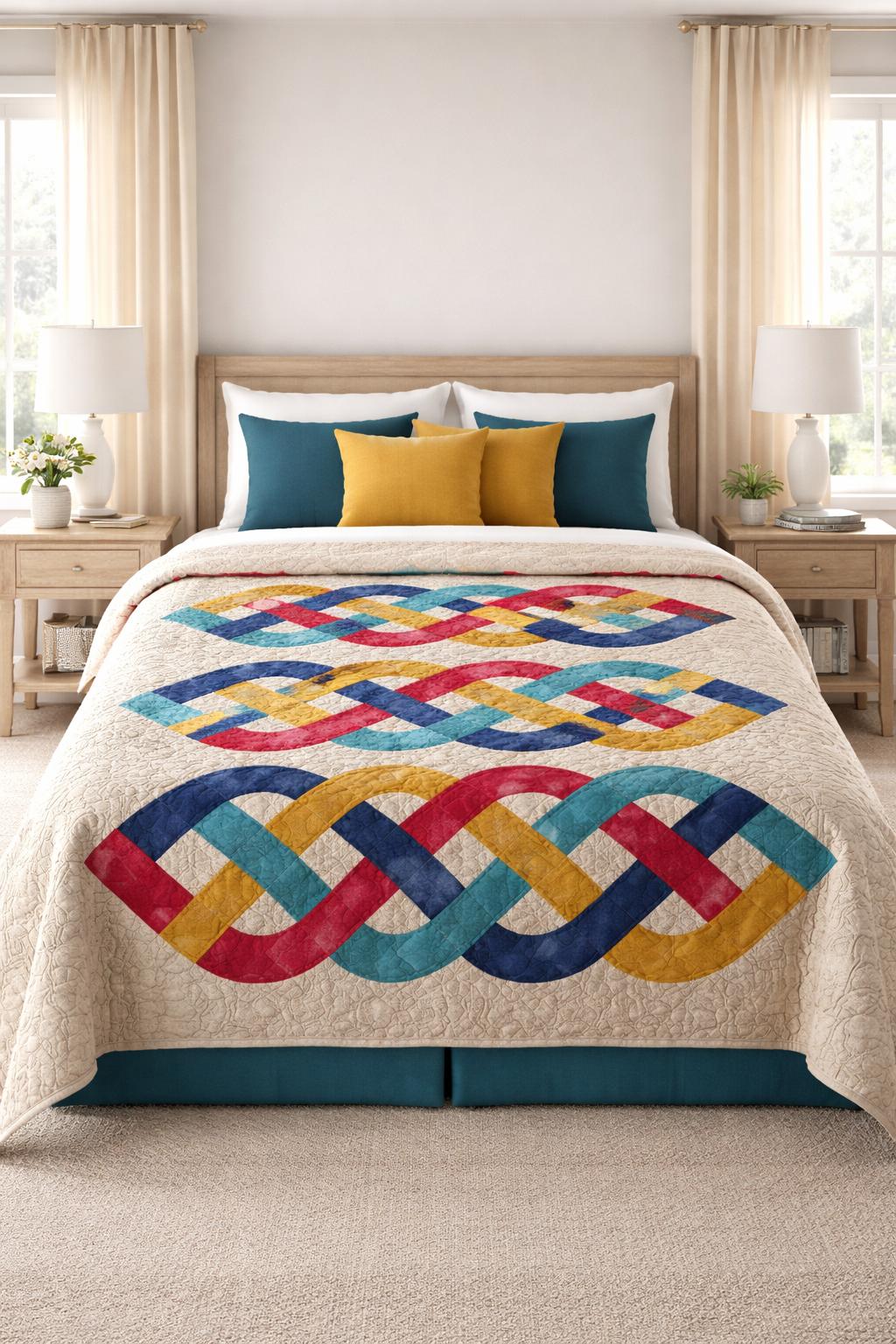 Šablona DP Rainbow & Drunkard’s Path – 2,5″ (sada 4 ks)