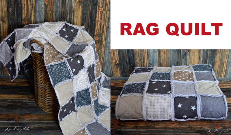 Patchwork Lineal Rag Quilt