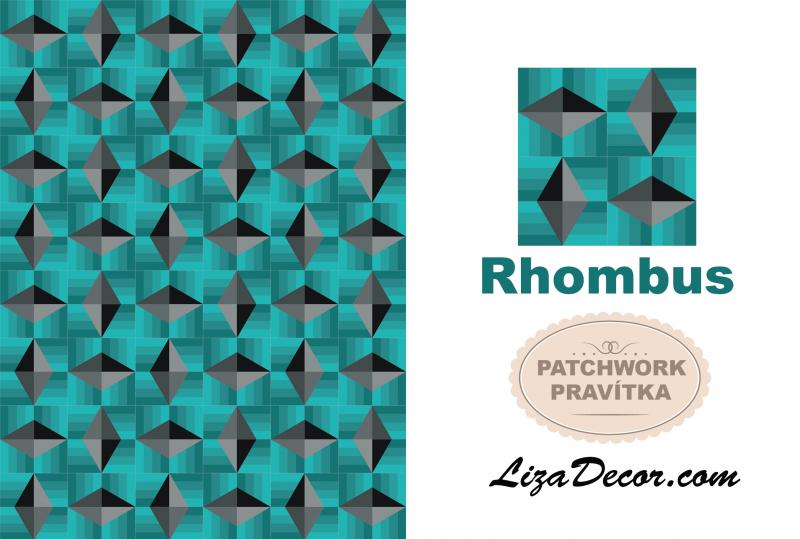 Patchwork schablone Rhombus 4,5 inch