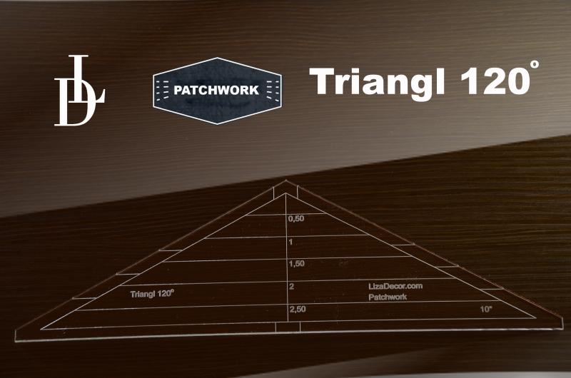 Patchwork Ruler Triangl 120