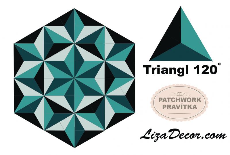 Patchwork Ruler Triangl 120