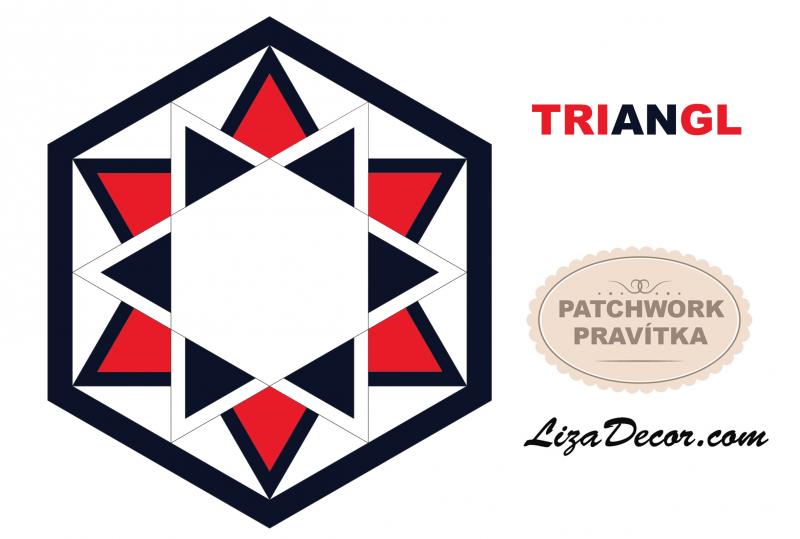 Patchwork Lineal Triangl 8 inch
