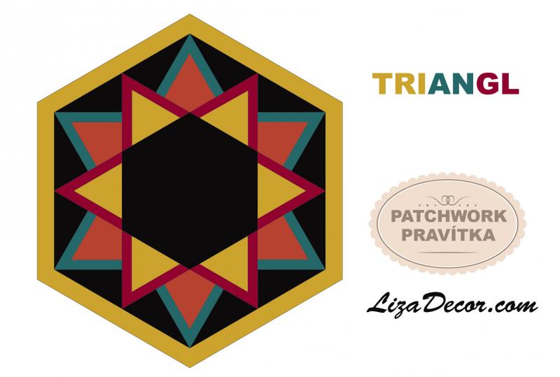 Patchwork Lineal Triangl 8 inch