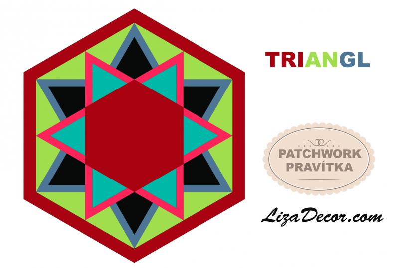 Patchwork Lineal Triangl 8 inch