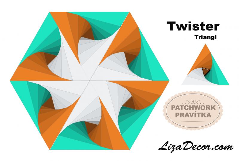 Patchwork Ruler Twister NEON