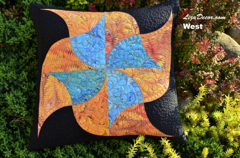 Patchwork schablone WEST (Clamshell)